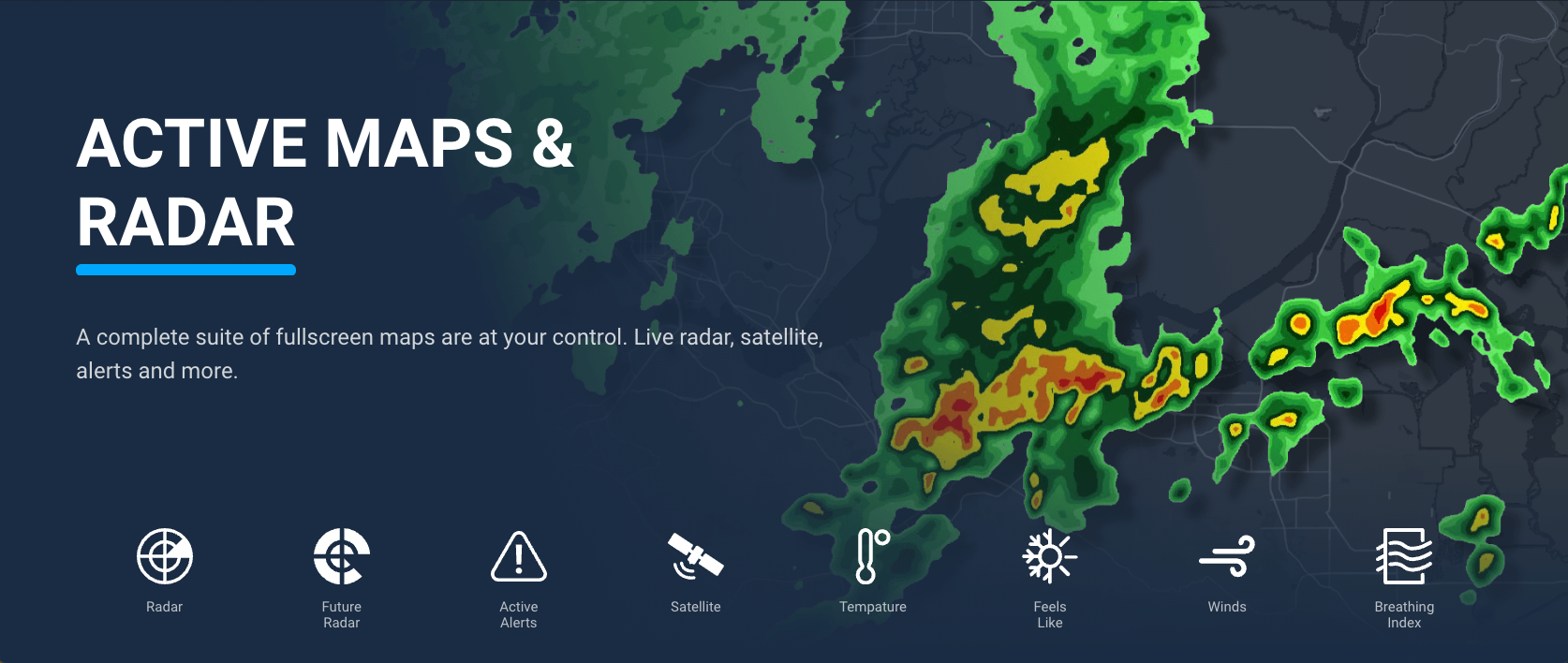Active Maps & Radar