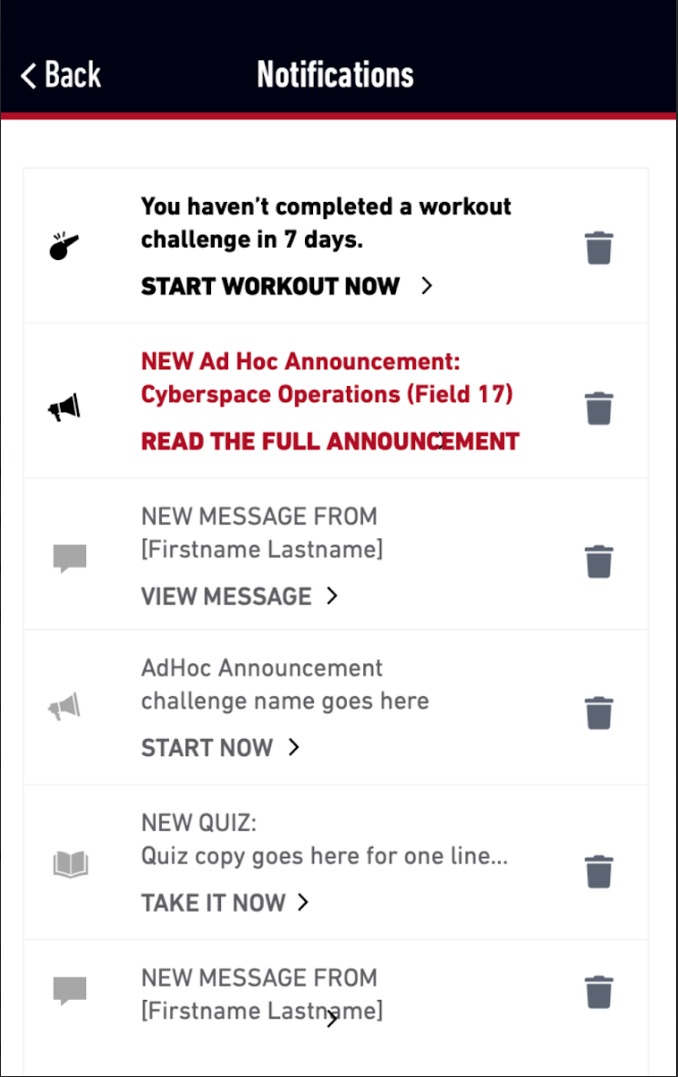 Mobile Notification Center