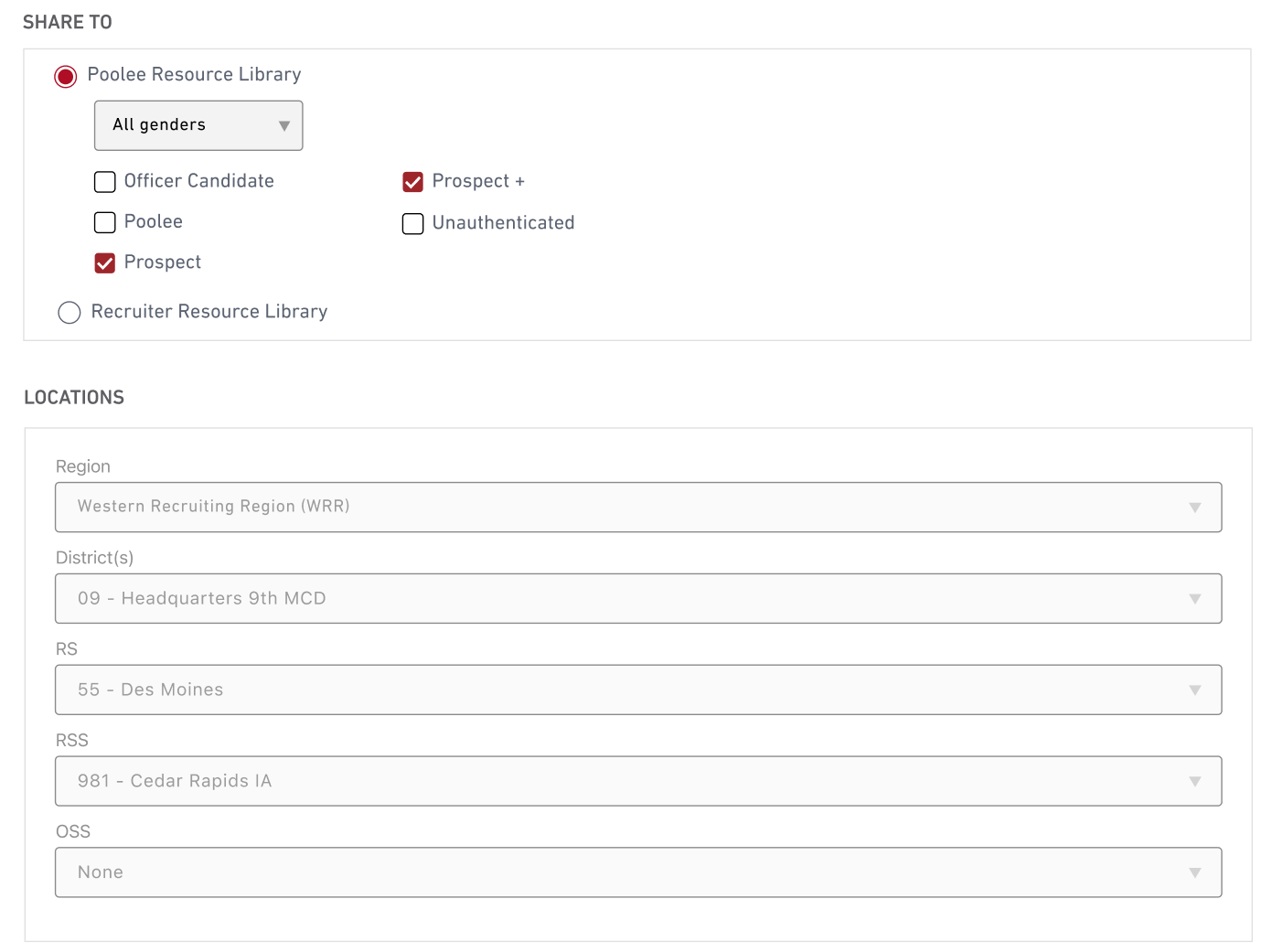 Web Resource Library Targeting