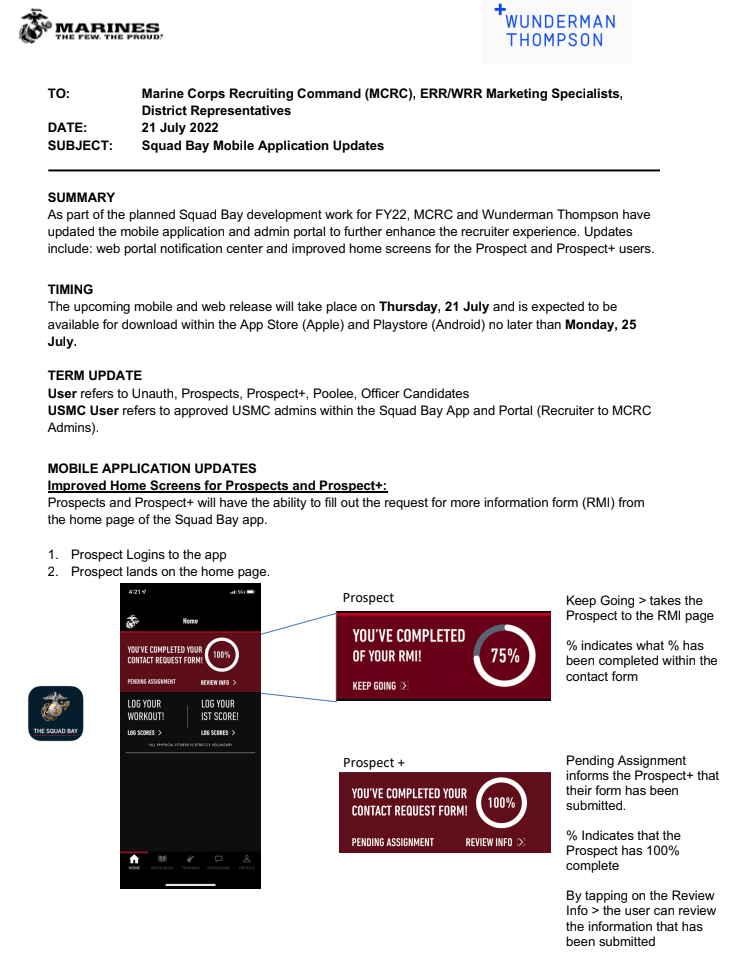 Release Notes Improved Home Screen